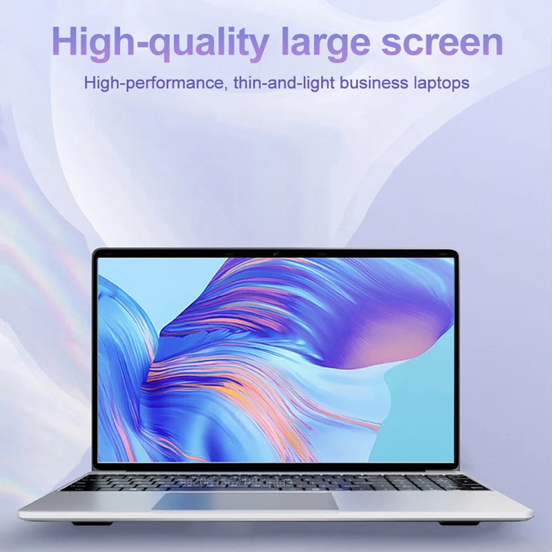 15.6" Ultra Slim Laptop 16GB RAM 2TB SSD Intel PC Windows 11 Pro