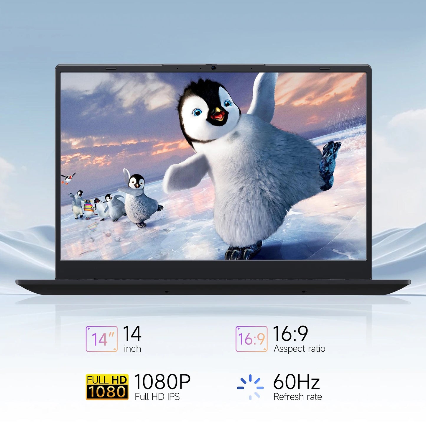 14 Inch Windows 11 Laptops New N4000 2.6Ghz 8GB RAM 256GB ROM