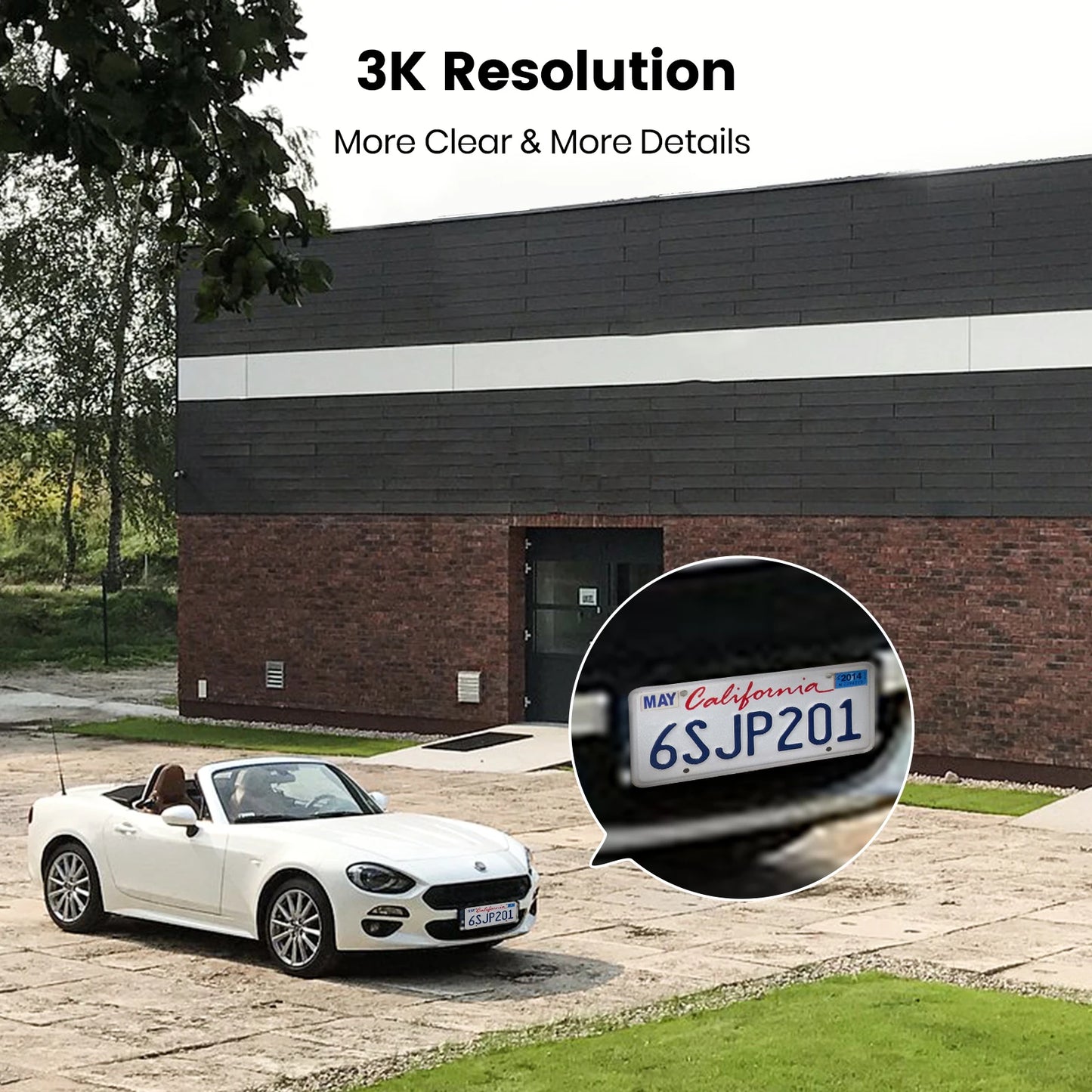 WiFi Camera Outdoor 360° View PTZ Smart Security Camera Auto Tracking