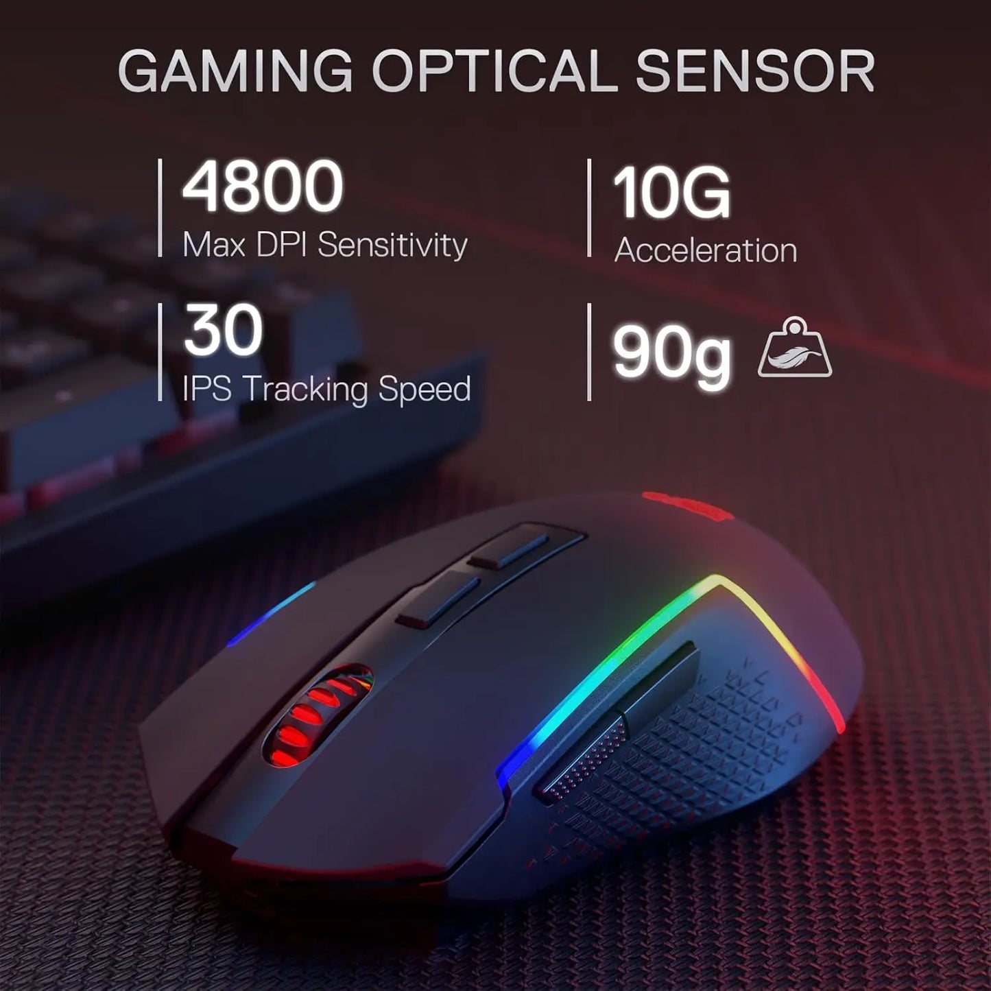 Wireless Gaming Keyboard & Mouse Combo