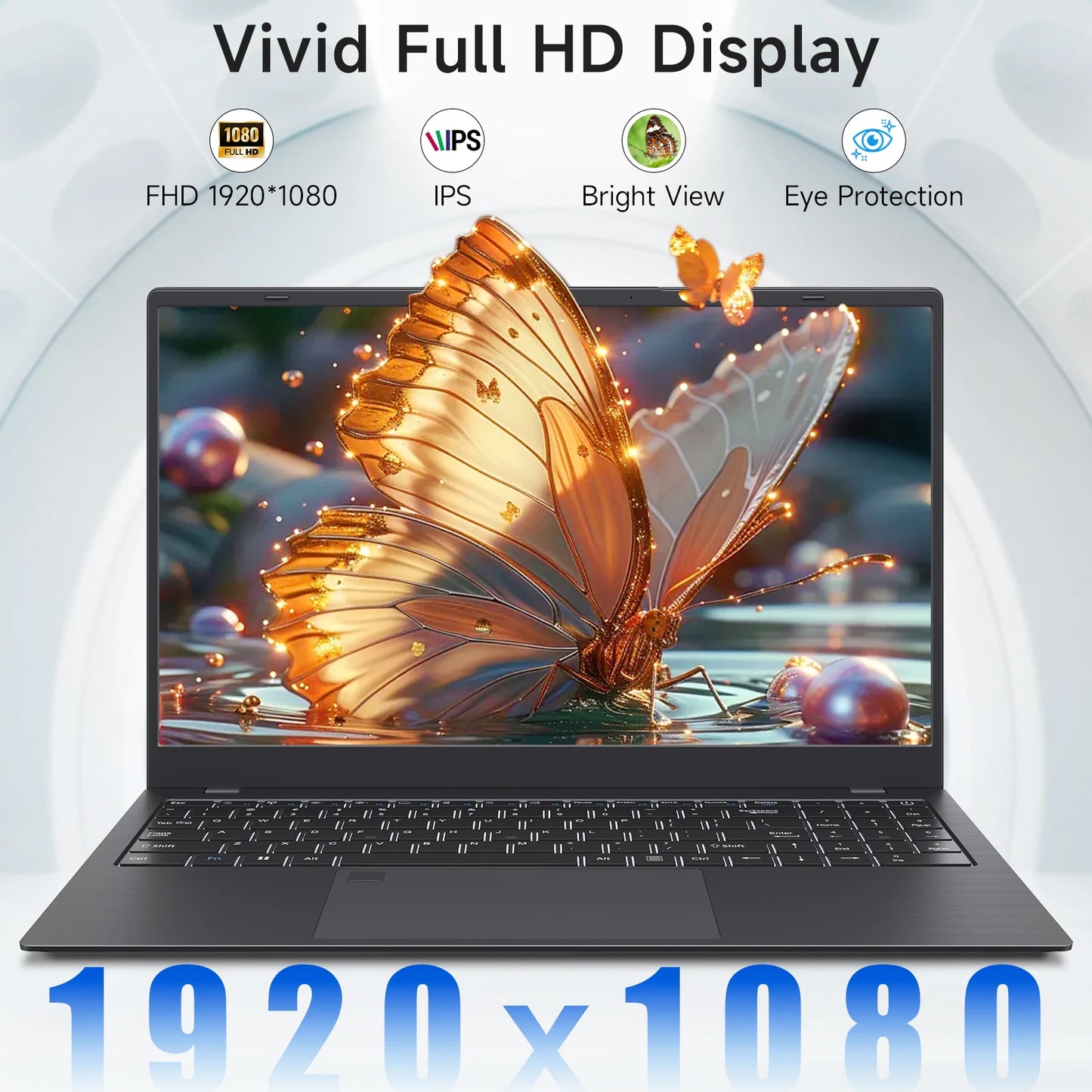 15.6 Inch Business Laptop Notebook PC CPU N5095 16GB RAM 512GB