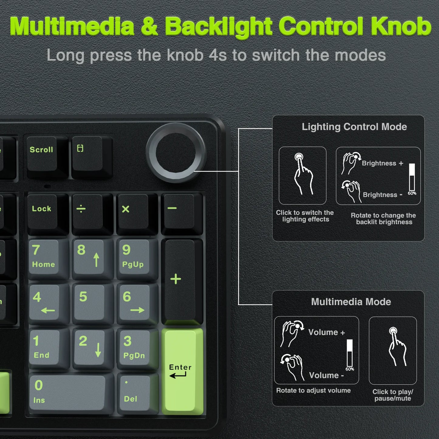 AULA F99pro Wireless Gaming Keyboard