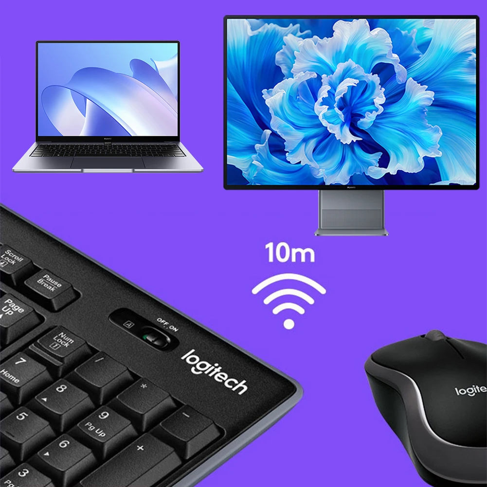 Logitech MK270 Wireless Keyboard Mouse Set