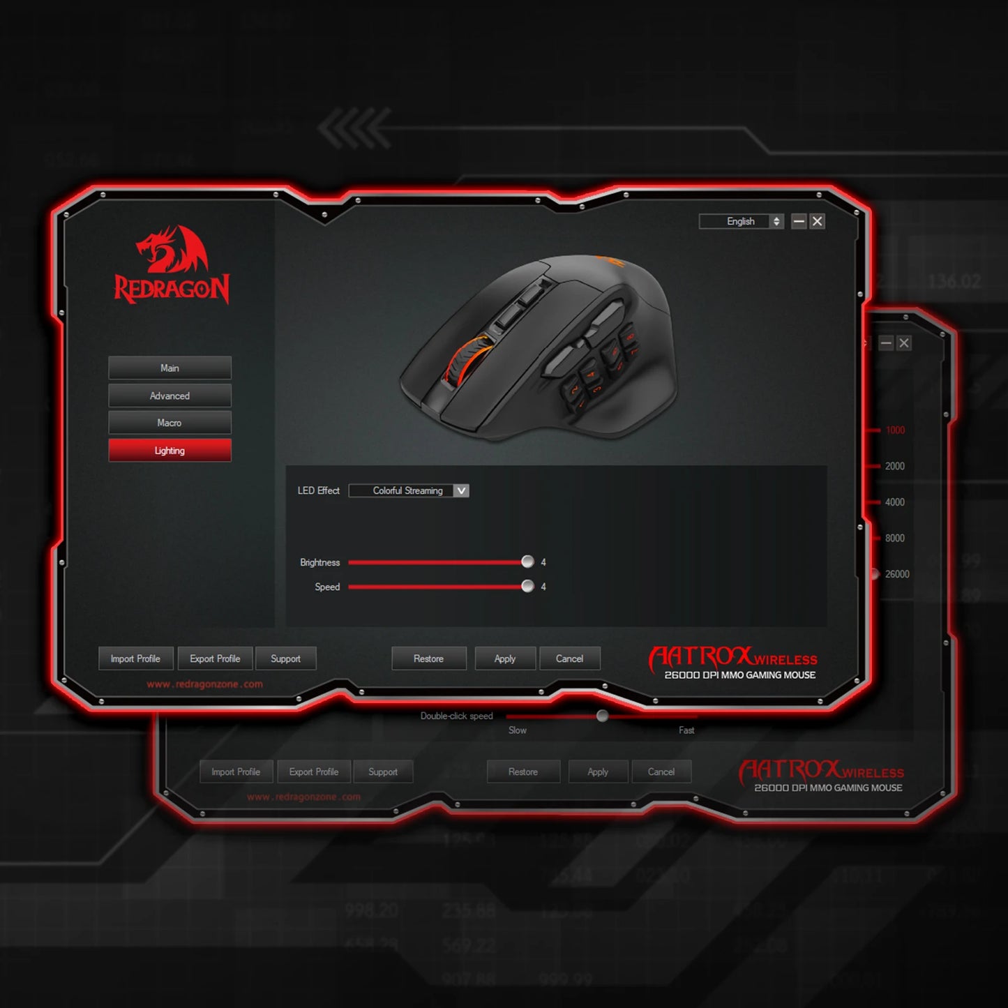 Redragon M811 PRO Wireless MMO Gaming Mouse,