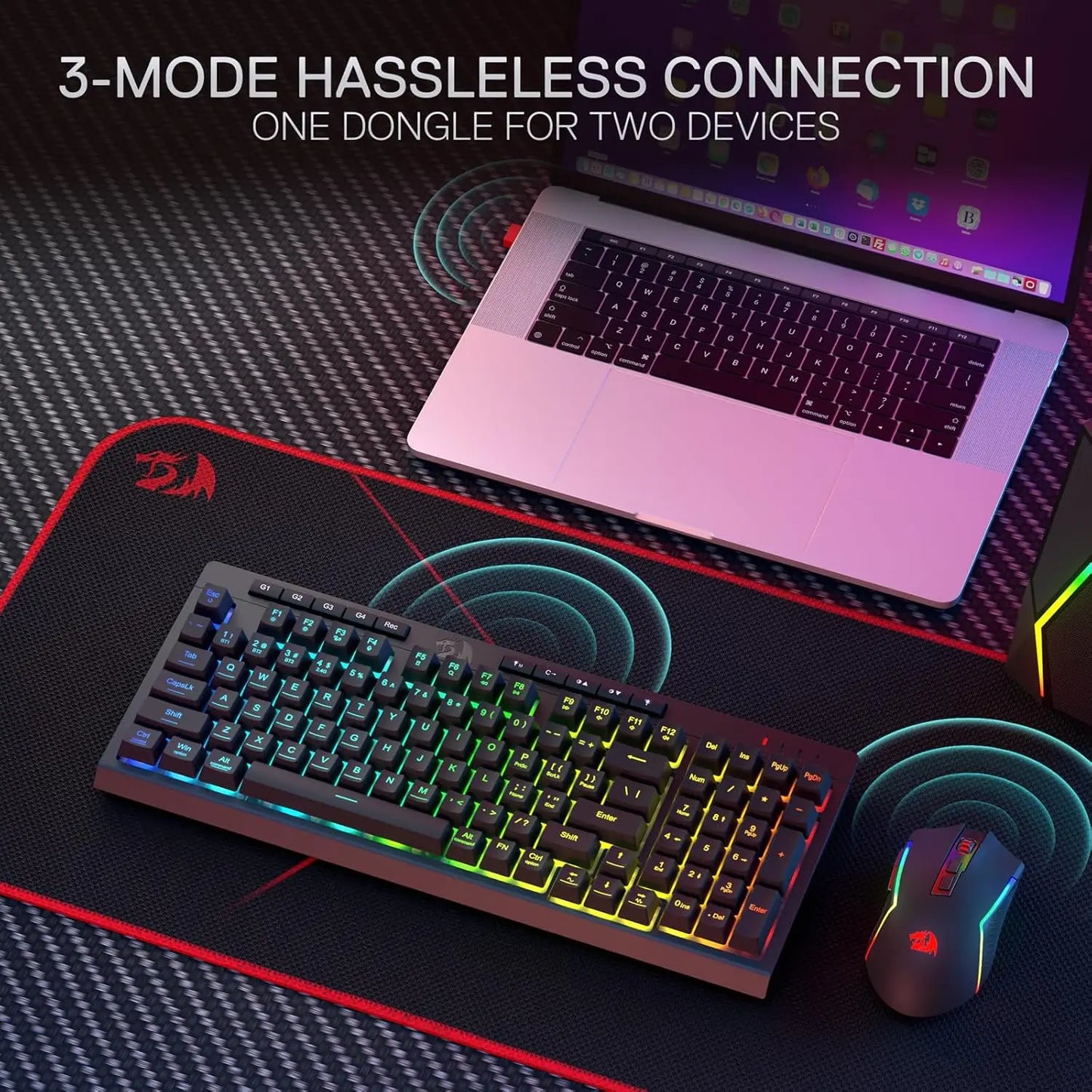Wireless Gaming Keyboard & Mouse Combo