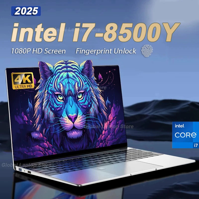 15.6" Intel Core i7 8500Y Laptop Computer PC Windows 11 Pro 16GB DDR4 1TB SSD i7