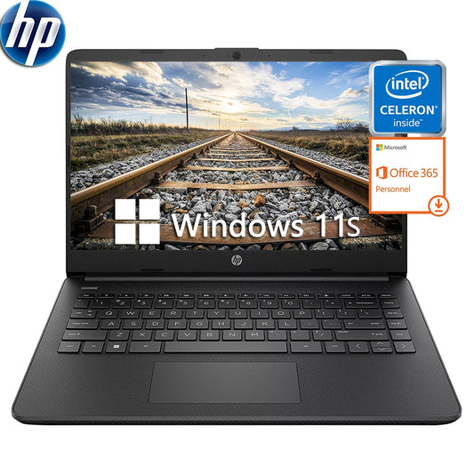 HP Newest 14" Business Laptop, Intel Celeron N4120, 16GB RAM, 384GB Storage