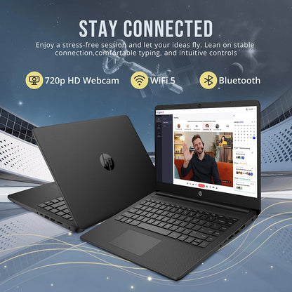HP Newest 14" Business Laptop, Intel Celeron N4120, 16GB RAM, 384GB Storage