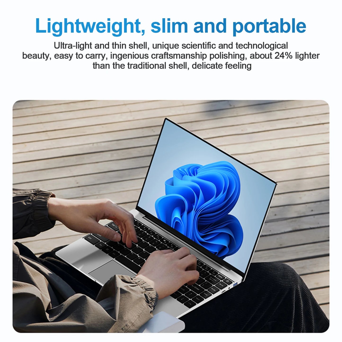 Ultra-Slim Laptop 14.1' FHD Anti-Glare Intel CPU 16 GB RAM 2 TB SSD Windows 11