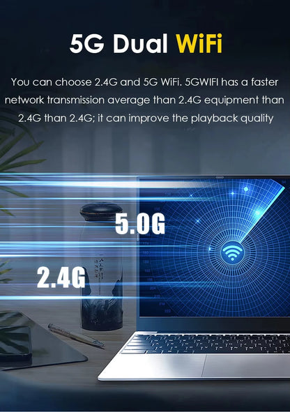 15.6" Intel Core i7 8500Y Laptop Computer PC Windows 11 Pro 16GB DDR4 1TB SSD i7