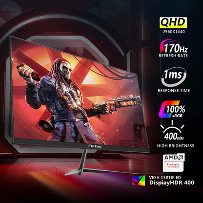 27 Inch Monitor 170hz 2K Gaming Display 1ms