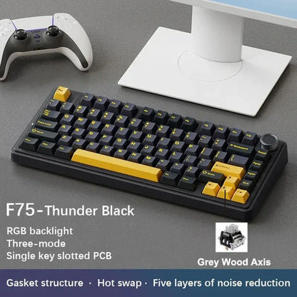 AULA F75 Gaming Mechanical Keyboard W/ RGB PBT keycaps