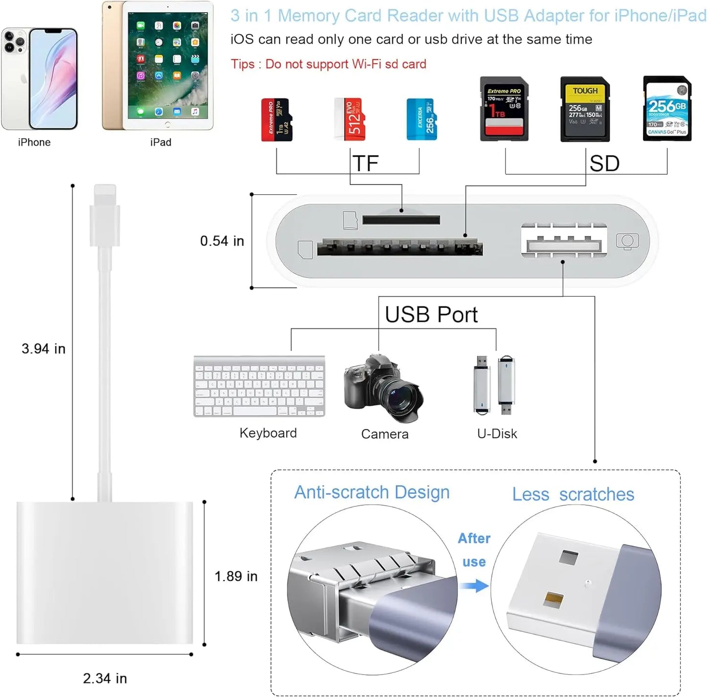 SD Card Reader for iPhone