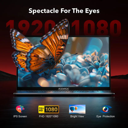 ACEMAGIC AX16Pro AMD Ryzen™ 7 5700U Notebook 16GB DDR4+512GB Windows 11 Computer
