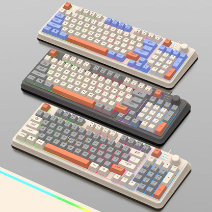 K8 Customized Mechanical Keyboard 94 Keys Hot-Swappable Gaming Keyboard with Mouse