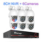 8MP Dual Lens PoE Security Camera System 8X Zoom 4MP Two Way Audio NVR Human Detect ONVIF Video Surveillance Kit