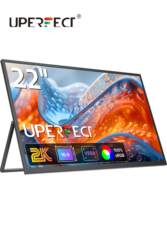 UPERFECT 22 inch 2K Portable Monitor 2560*1440 QHD
