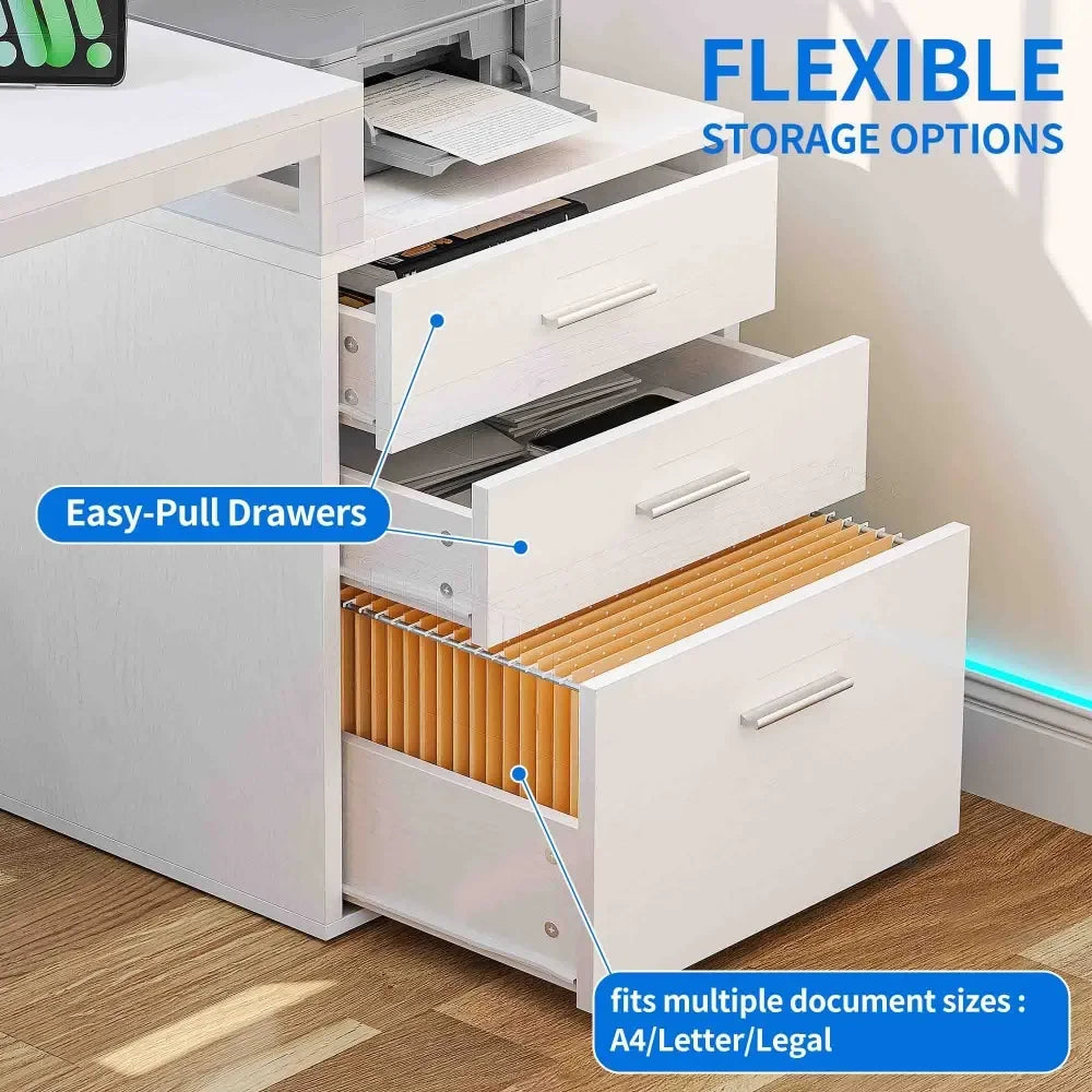 Office Furniture Desk Sets ,65" L Shaped Desk