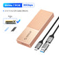 ORICO USB4 NVMe SSD Enclosure 40Gbps PCIe3.0x4 Aluminum M.2 SSD Case