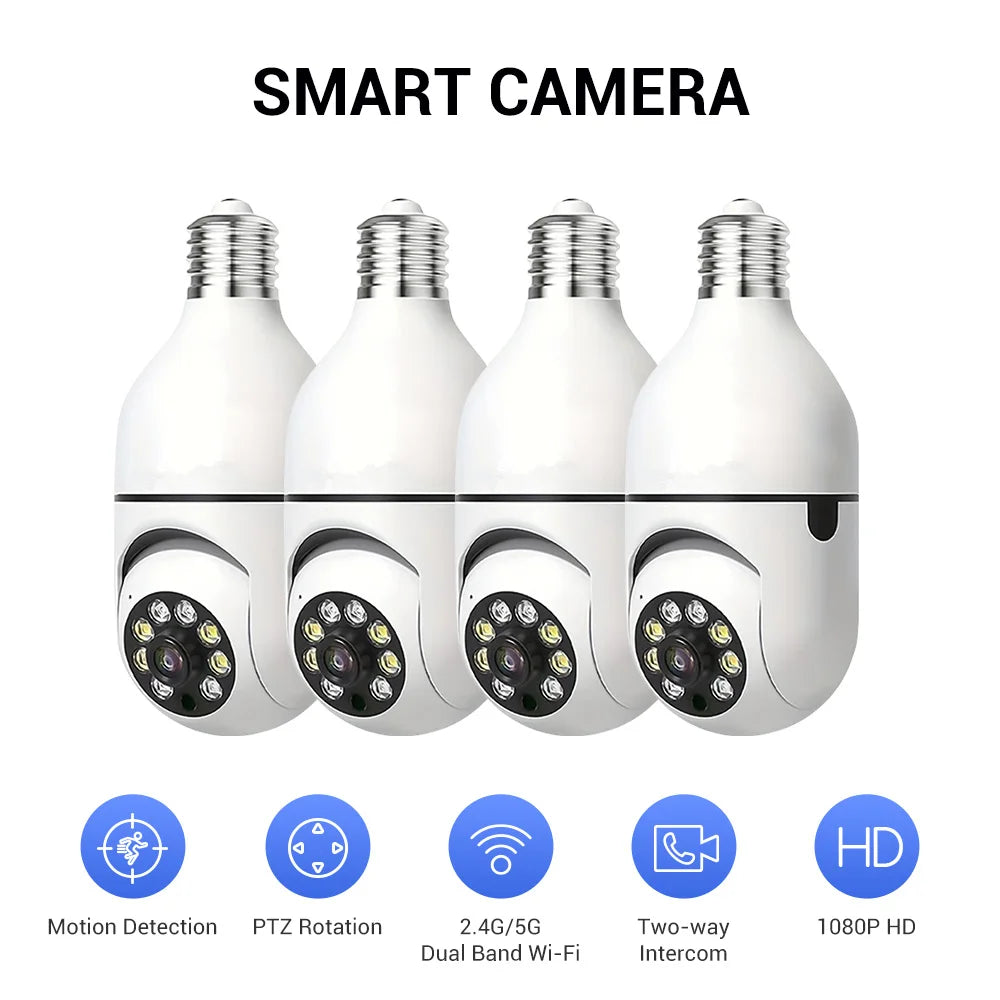 Ease Life APP-Light Bulb Security Cameras Outdoor Wireless WiFi