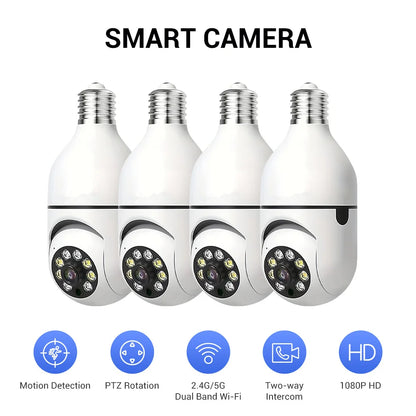 Ease Life APP-Light Bulb Security Cameras Outdoor Wireless WiFi