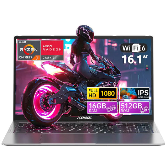 ACEMAGIC AX16Pro AMD Ryzen™ 7 5700U Notebook 16GB DDR4+512GB Windows 11 Computer