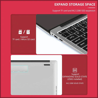 N4000 14.1 Inch 128GB 256GB SSD Windows 10 Pro