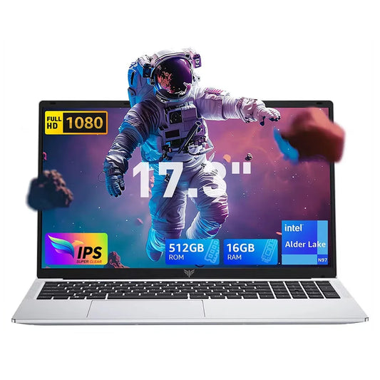 ACEMAGIC Laptop 17.3'' 6GHz 16GB DDR4 512GB SSD with Windows 11