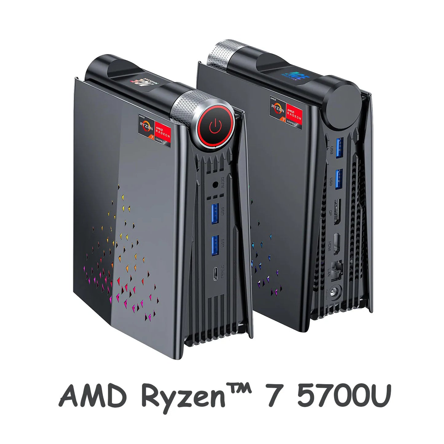 ACEMAGICIAN [Gaming PC] Ryzen AMD 7 5700U(up to 4.3Ghz) 16GB DDR4 512GB NVME SSD