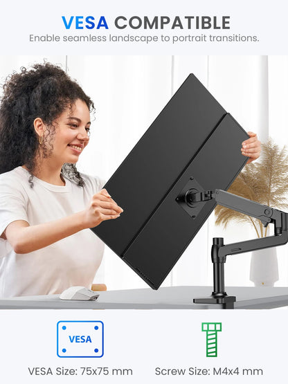 UPERFECT 24.5" 165Hz 2K Computer Monitor 1440P 100% sRGB Desktop Gaming Display for Laptop mini PC