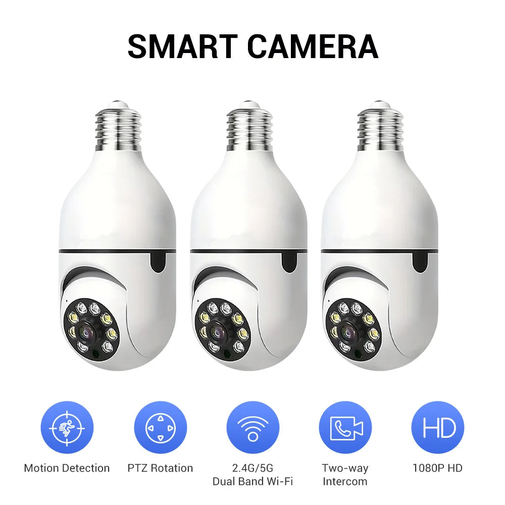 Ease Life APP-Light Bulb Security Cameras Outdoor Wireless WiFi