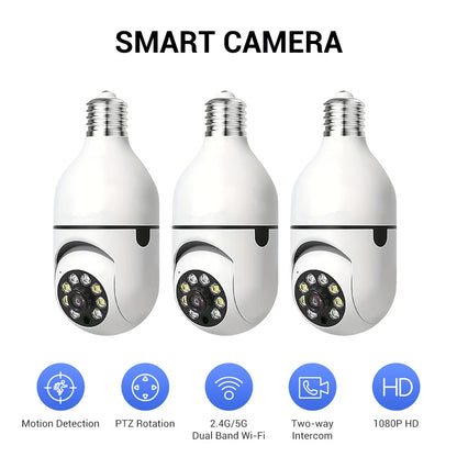 Ease Life APP-Light Bulb Security Cameras Outdoor Wireless WiFi