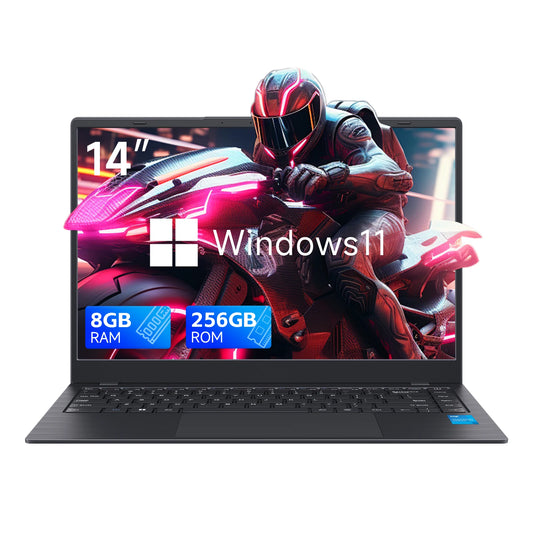 14 Inch Windows 11 Laptops New N4000 2.6Ghz 8GB RAM 256GB ROM