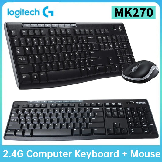 Logitech MK270 Wireless Keyboard Mouse Set