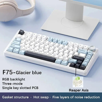 AULA F75 Gaming Mechanical Keyboard W/ RGB PBT keycaps