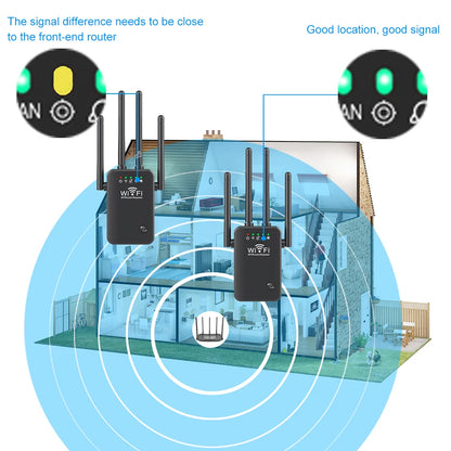 WiFi Extenders Signal Booster 2.4 GHz Wireless Internet Repeater