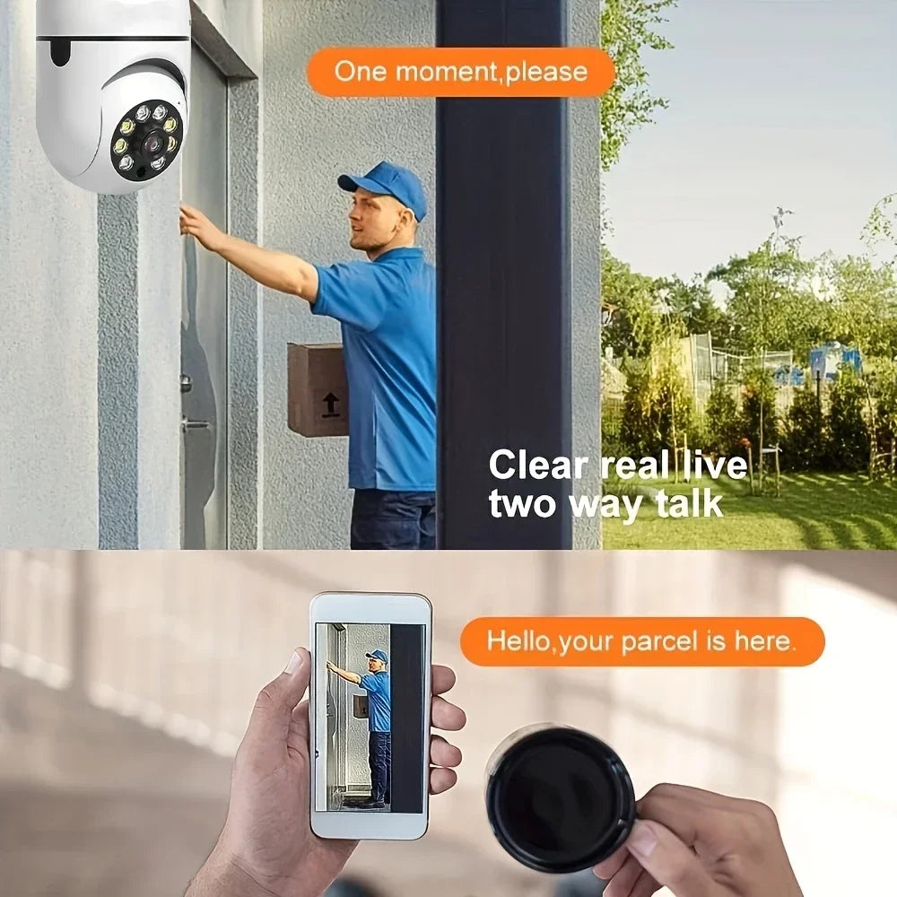 Ease Life APP-Light Bulb Security Cameras Outdoor Wireless WiFi