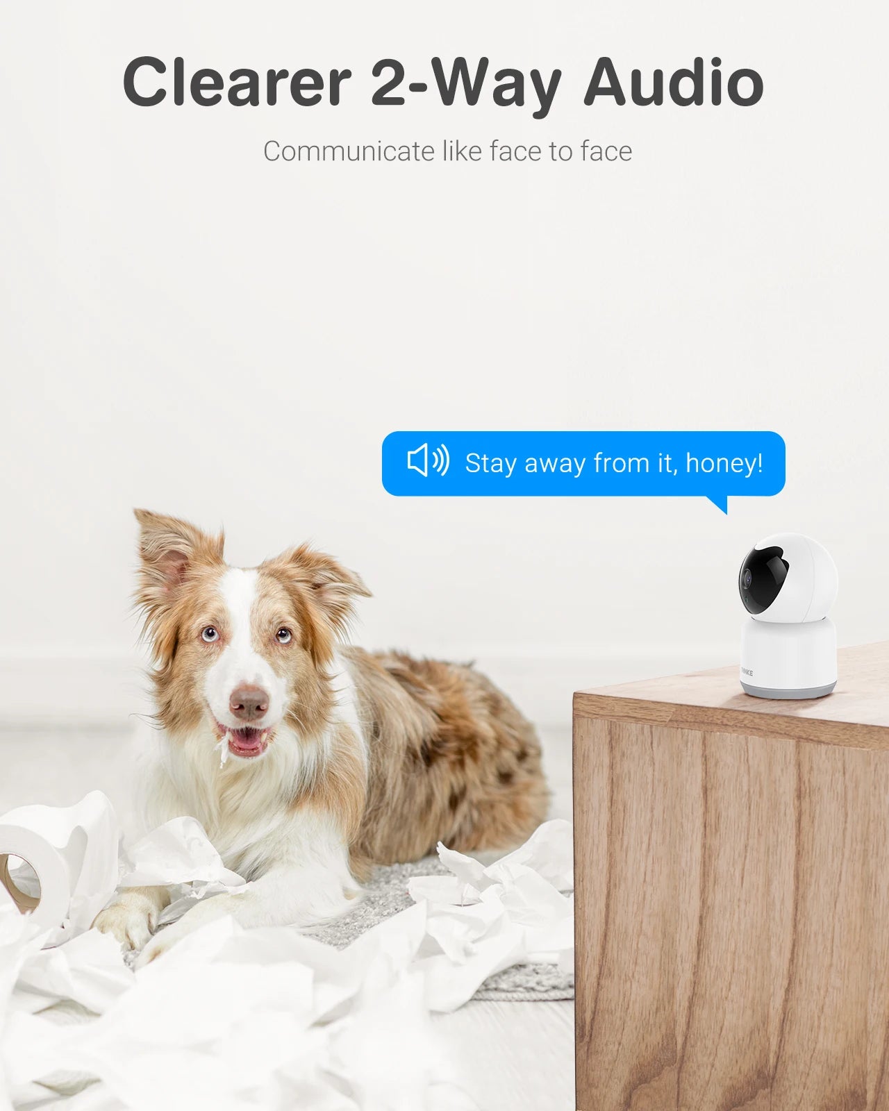 SANNCE 3MP 2.4G Wifi IP Camera Outdoor AI Human Detect Wireless Camera