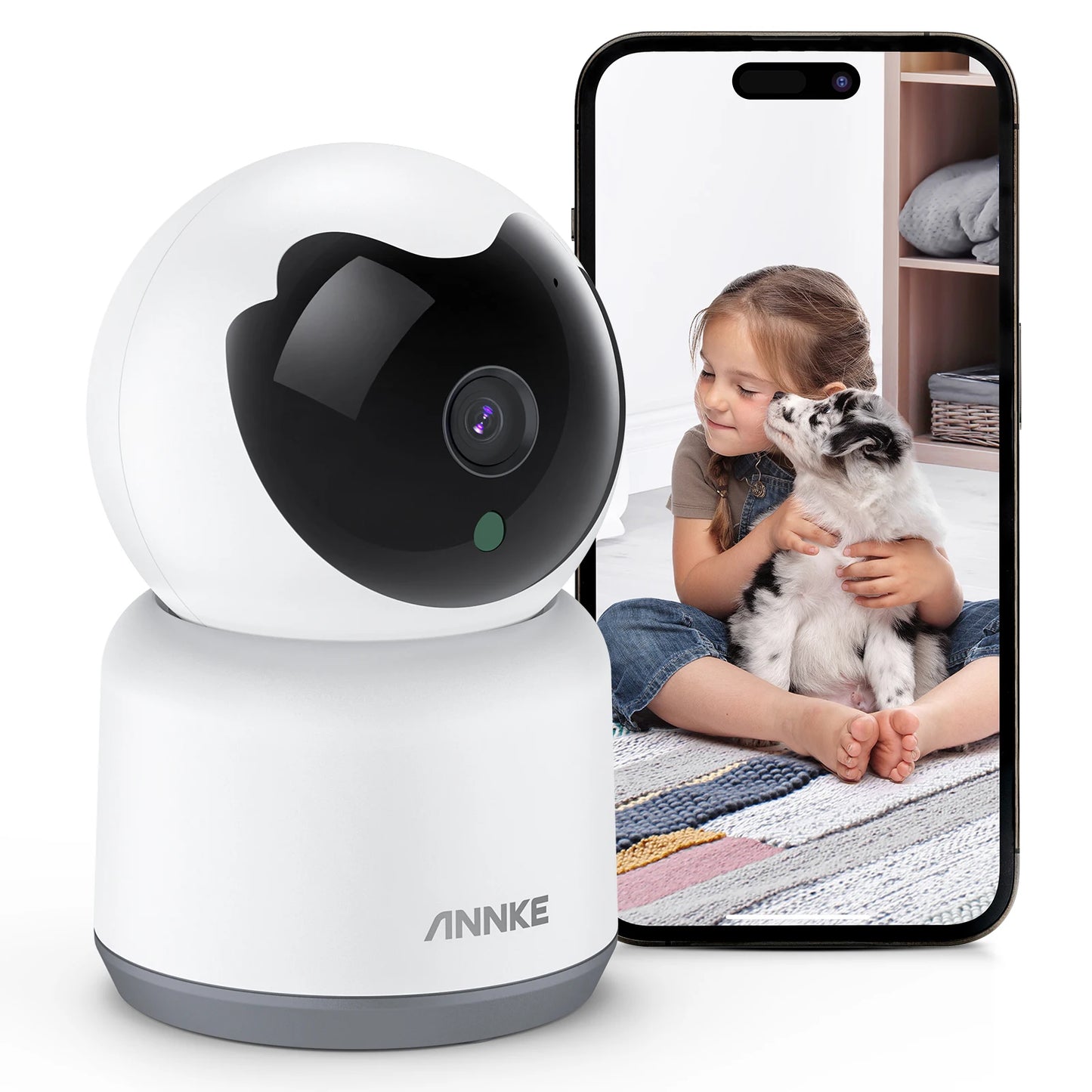 SANNCE 3MP 2.4G Wifi IP Camera Outdoor AI Human Detect Wireless Camera