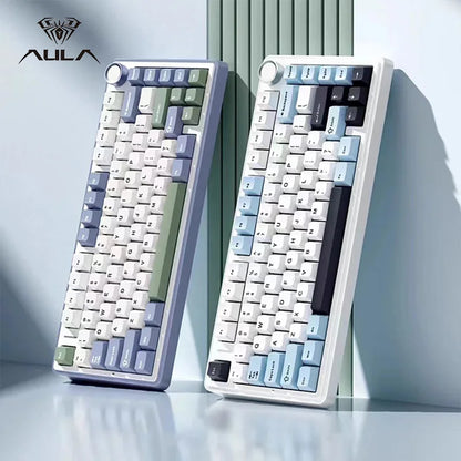 AULA F75 Gaming Mechanical Keyboard W/ RGB PBT keycaps