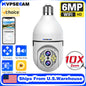 IPC360 Home 10X PTZ Zoom E27 Bulb Camera Auto Tracking